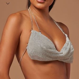 Chainmail bralette great for concerts, festivals, or just to turn heads!
